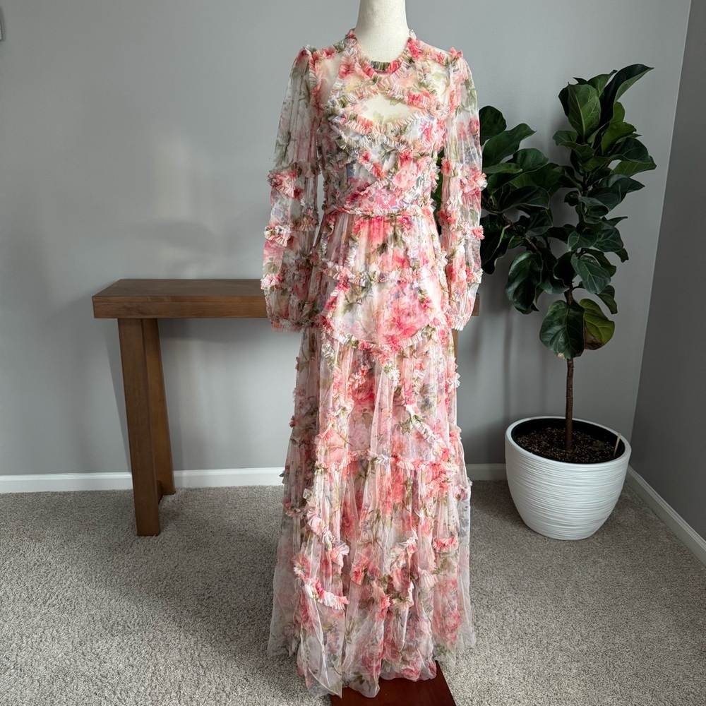 Summer Song Diamond Ruffle Gown Needle & Thread